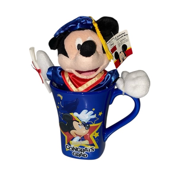 Disney Other - 🆕 DISNEY Mickey Mouse Graduation Mug and Plushie